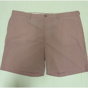 Oak Hill pink striped golf‎ shorts big&tall, men's 52